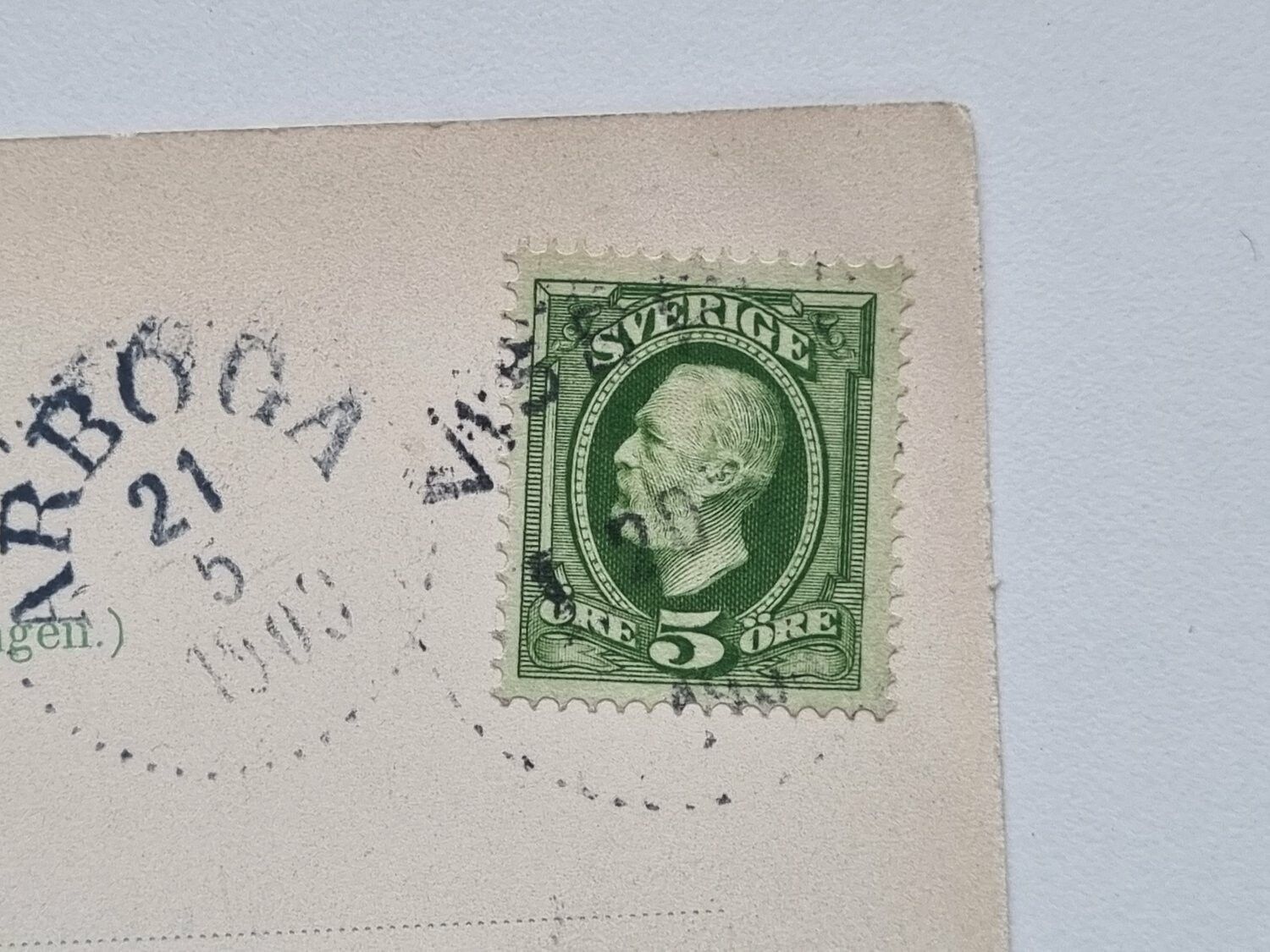 Vykort Wisby Studentallén