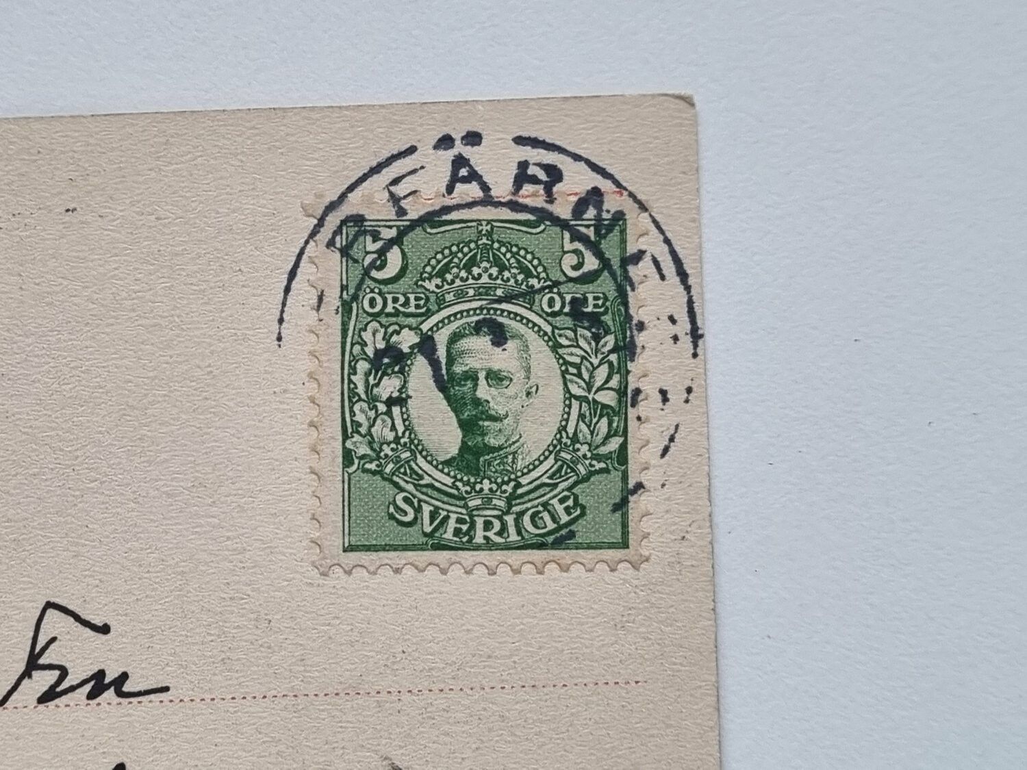Vykort Prestgården Ö. Fernebo