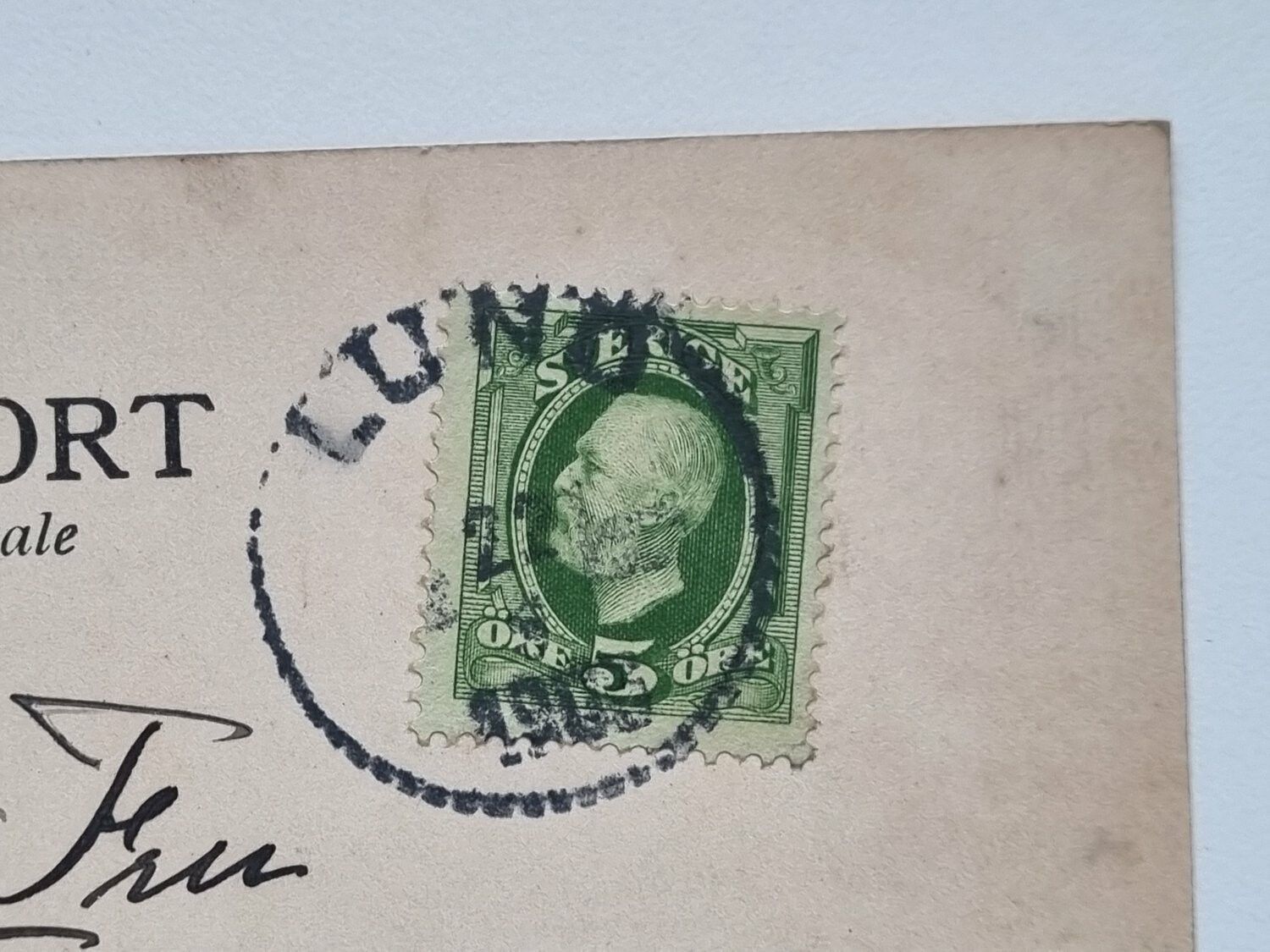 Vykort Landsarkivet Lund