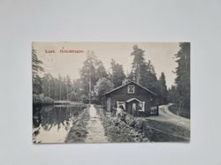 Vykort Laxå Grindstugan, 1911