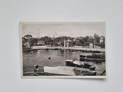Vykort Vaxholm Söderhamnen 1936