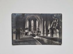 Vykort Kristinehamn, Interiör av Kyrkan, 1925