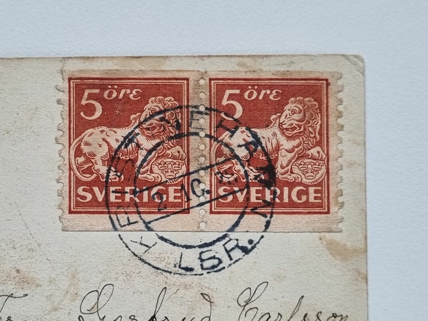 Vykort Kristinehamn, Interiör av Kyrkan, 1925