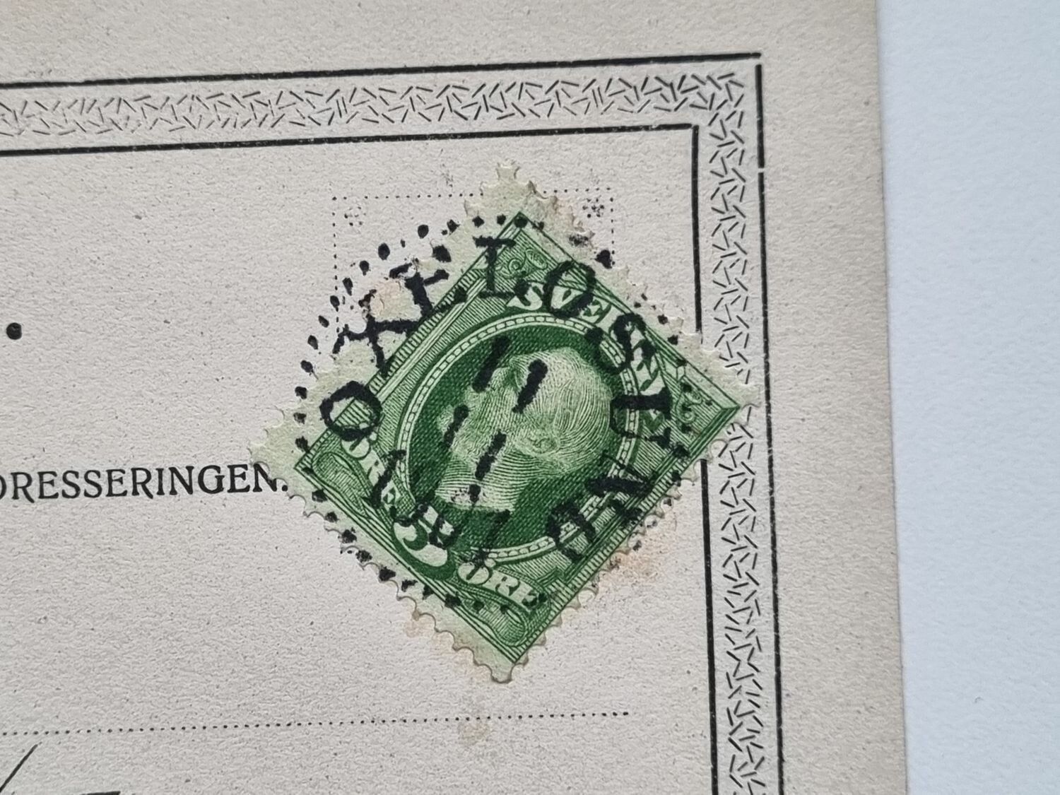 Vykort Oxelösund, 1901