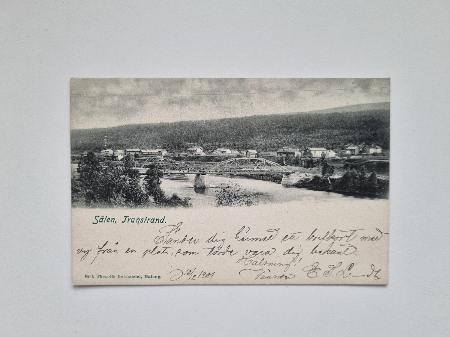 Vykort Sälen, Transtrand 1901