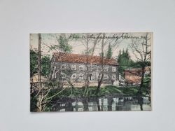 Vykort Arbetarbostad vid Engelsbergs Bruk 1906
