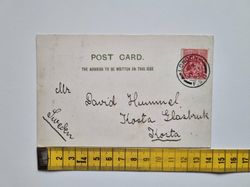 Vykort Folksamling. Bank of England, London 1903