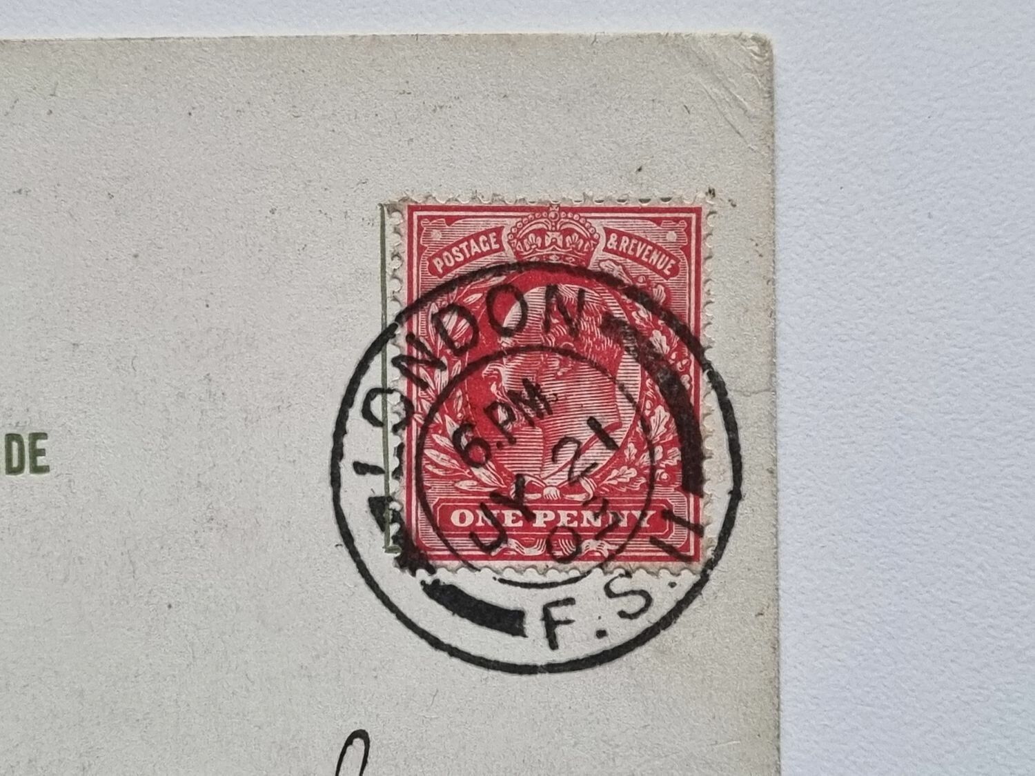 Vykort Folksamling. Bank of England, London 1903