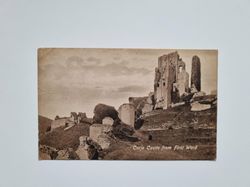 Vykort Corfe Castle from First Ward, 1920