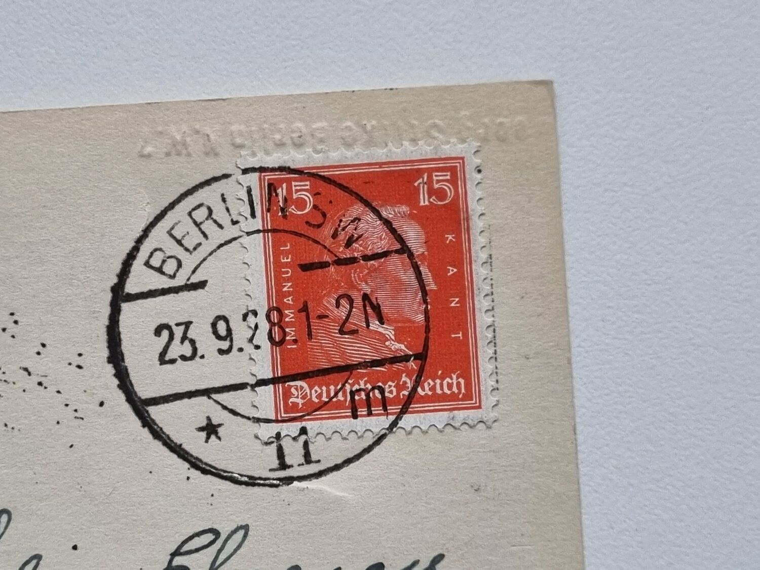 Vykort Berlin. Blick in die Siegesallee, 1928