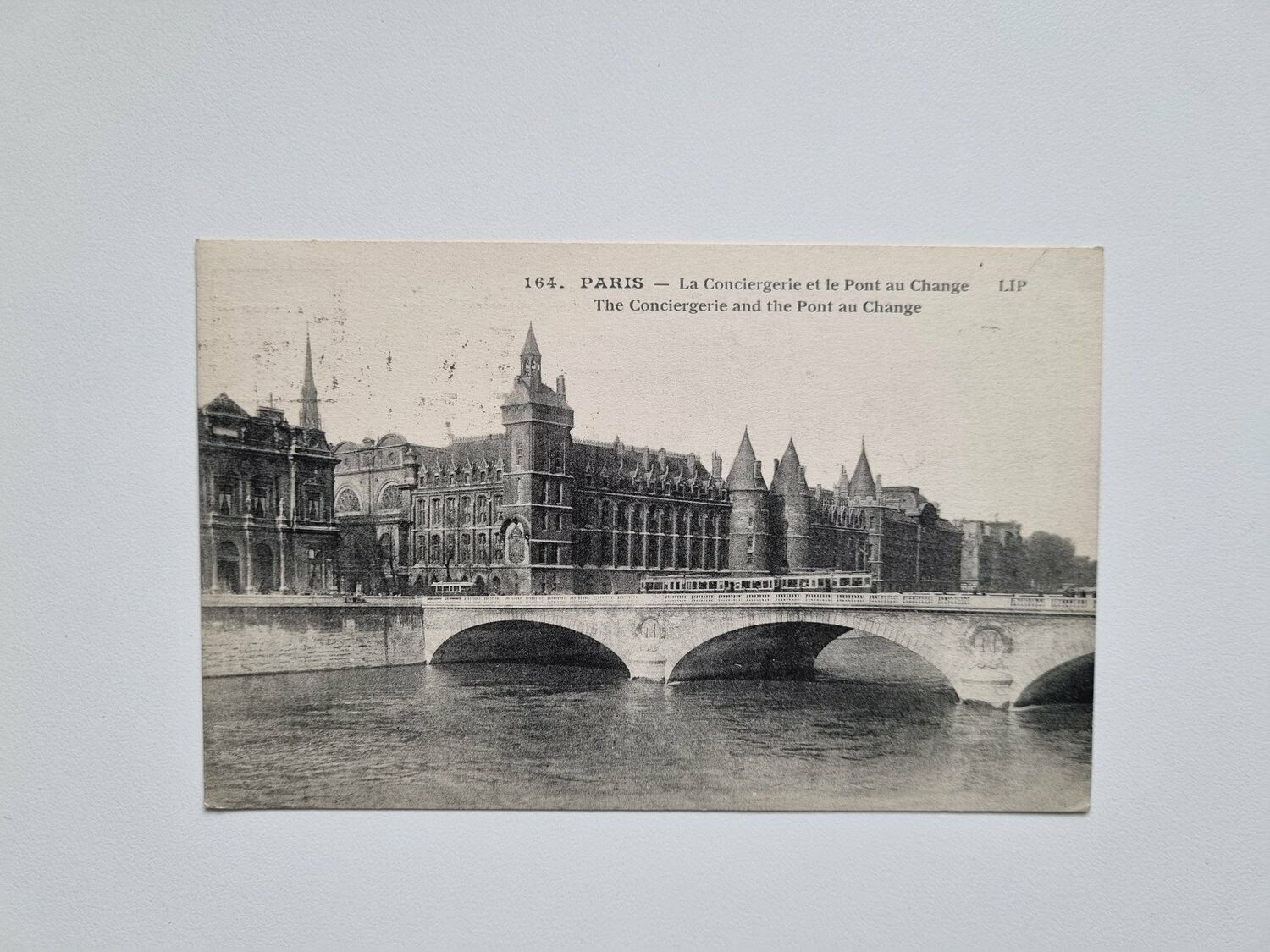 Vykort Paris, The Conciergerie and the Pont au Change