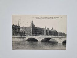 Vykort Paris, The Conciergerie and the Pont au Change