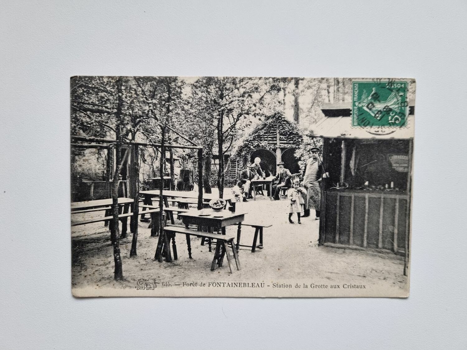 Vykort Foret de Fontainebleau