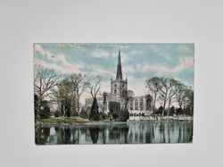 Vykort England, Holy Trinity Church, 1910