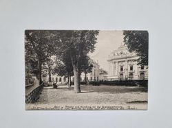 Vykort Bern Theater und, Kornhaus, mit der Grabenpromenade, 1906