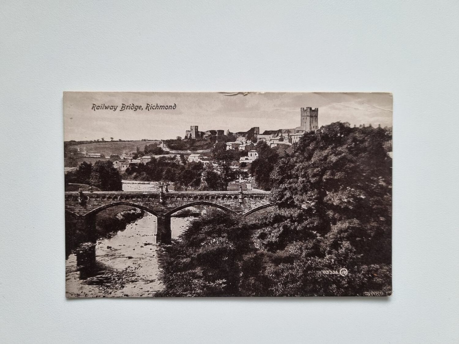Vykort Railway Bridge, Richmond, 1916