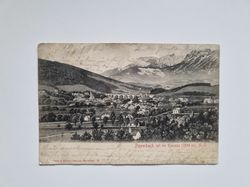 Vykort Payerbach mit der Raxalpe, 1905