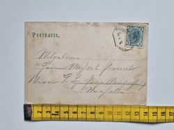 Vykort Payerbach mit der Raxalpe, 1905