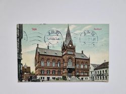 Vykort Danmark, Vejle Raadhuset, 1922
