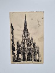 Vykort ROUEN Eglise Saint-Maclou, 1935