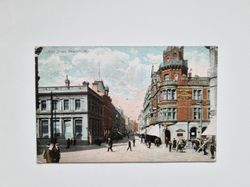 Vykort High Street, Newport Mon., 1909