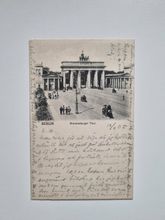Vykort Berlin, Brandenburger Thor, 1905