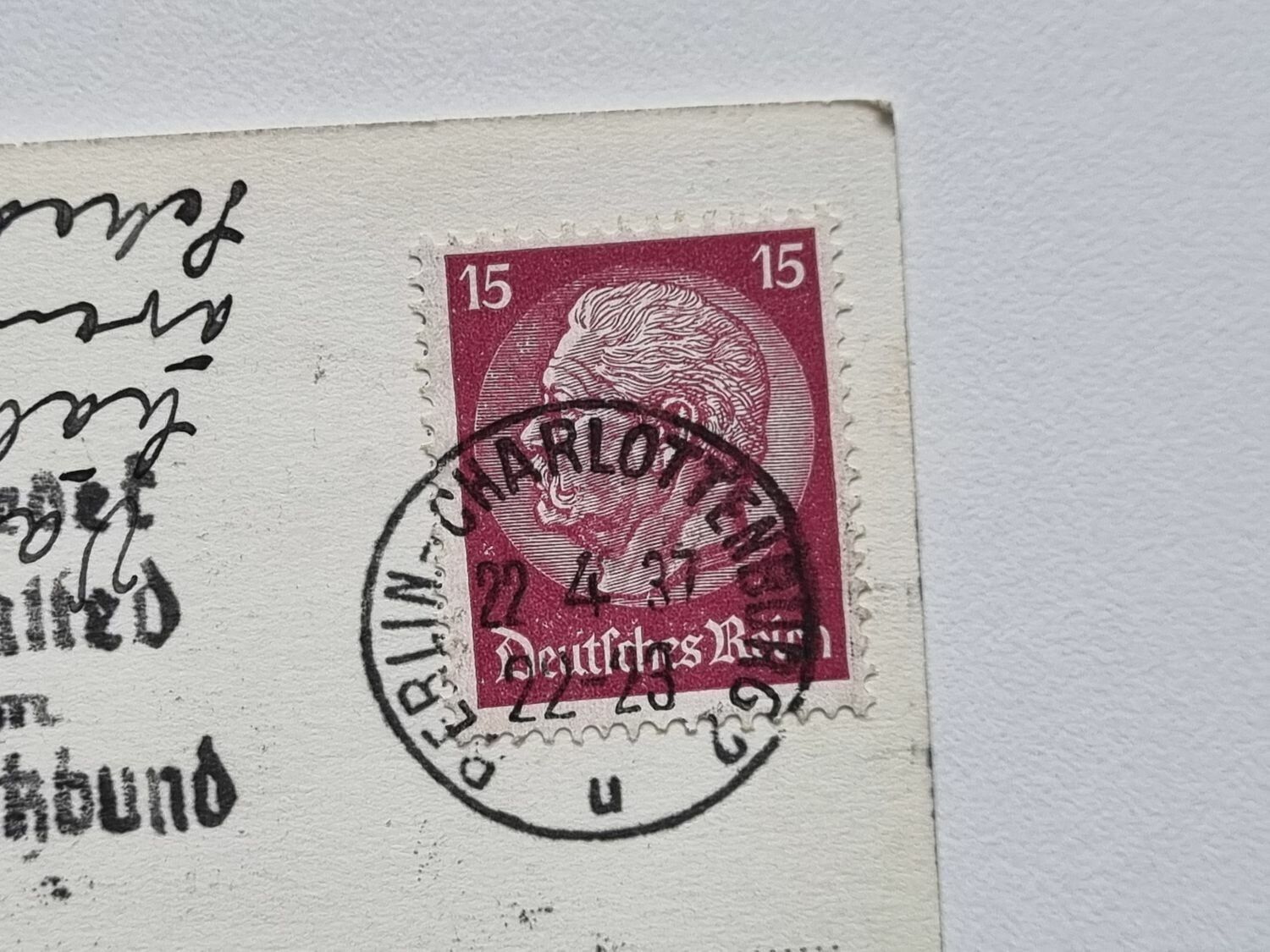 Vykort Berlin, Reichskanzlei, 1937