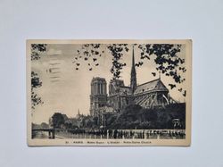 Vykort Paris Notre Dame, 1938