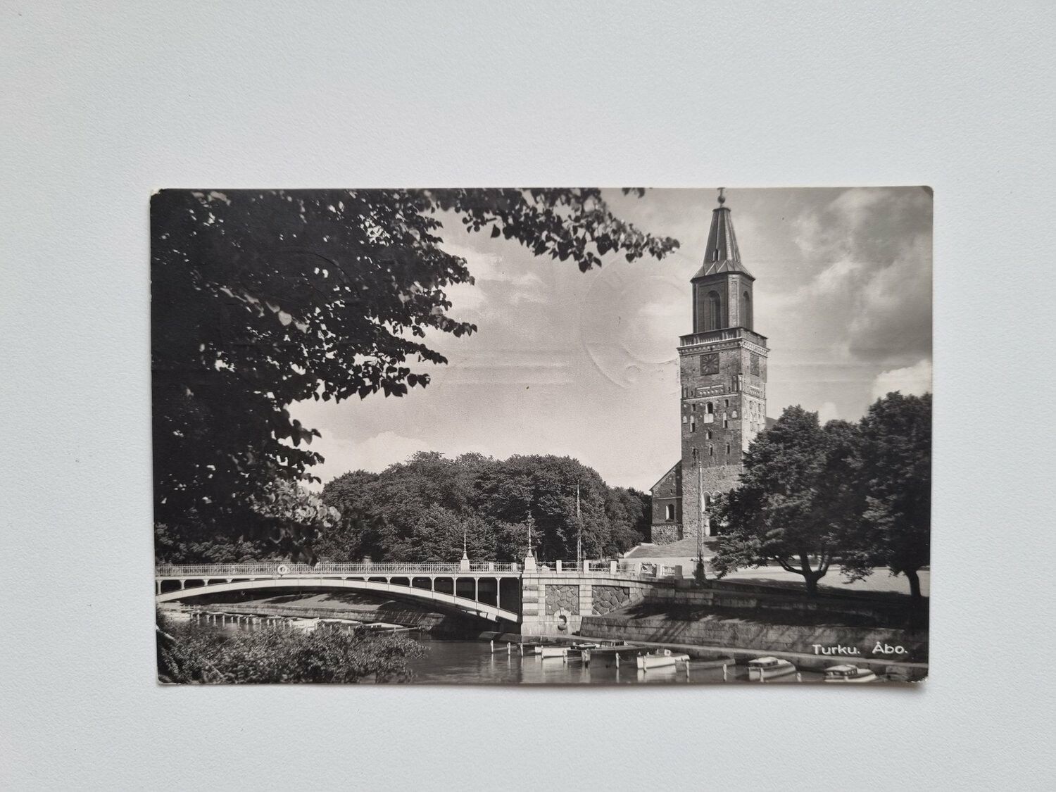 Vykort Finland. Turku, Åbo Domkyrka, 1934