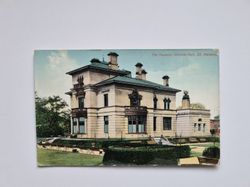 Vykort The Museum, Victoria Park, St. Helens, 1909