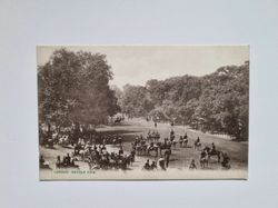Vykort Hästar England, Rotten Row.