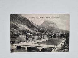 Vykort Frankrike, Grenoble , l'ile verte , la tronche et le st eynard