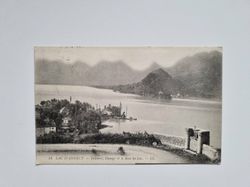 Vykort Frankrike, LAC D'ANNECY. Talloires, Duingt et le Bout du Lac, 1909
