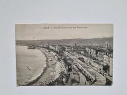 Vykort Frankrike, NICE Vue générale prise des Ponchettes, 1912