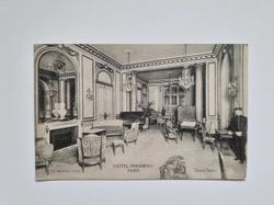Vykort Frankrike, Paris. Hotel Mirabeau, 1914