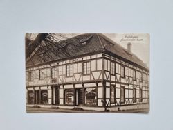 Vykort Karlshamn. Asschierska huset, 1919