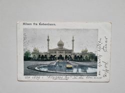 Vykort Danmark, Köpenhamn Tivoli Koncertsal 1904
