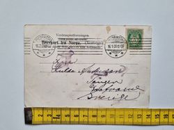 Vykort Norge, Fra Schwartzlunden Fredriksstad, 1908