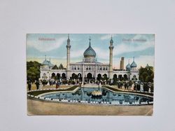 Vykort Danmark. Folksamling Tivolis Koncertsal, Köpenhamn, 1916
