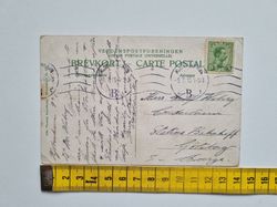 Vykort Danmark. Folksamling Tivolis Koncertsal, Köpenhamn, 1916