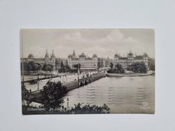 Vykort Danmark, Köpenhamn Drottning Louise bro, 1927