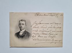 Vykort Stilig man, 1906