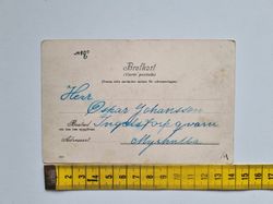 Vykort Indalselfven Från Sillre Sågen 1902