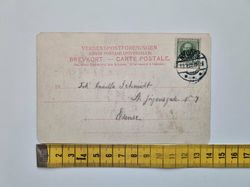 Vykort Danmark. Nyborg. Udsigt over Slotssøen, 1908