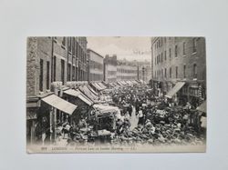 Vykort LONDON. Petticoat Lane on Sunday Morning, 1909?
