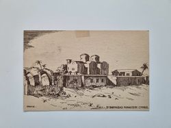Vykort ST BARNABAS MONASTERY.CYPRUS. Drake