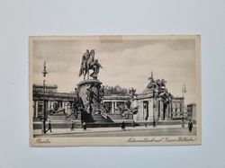 Vykort Tyskland, Berlin. National Monument of Emperor William I