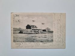 Vykort Långedrag, Vikingsborg 1902