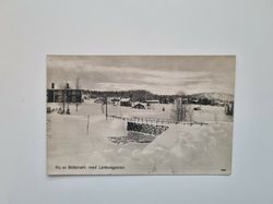 Vykort Wy av Botsmark. med Landsvägsbron, 1929