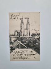 Vykort Skara Domkyrka, 1904
